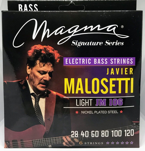 Imagen 1 de 5 de Encordado Magma Bajo 5 Cuerdas 40-120 Javier Malossetti
