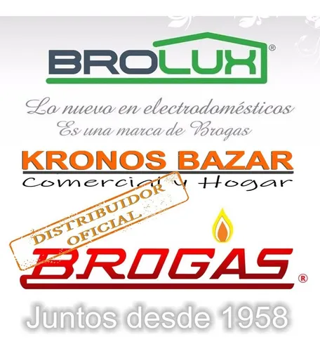 Cocina Electrica 50 Cm 4 Hornallas Y Horno Brolux De Brogas