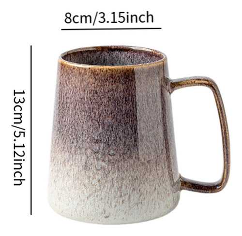 Taza De Café De Cerámica Creativa De Gran Capacidad Para