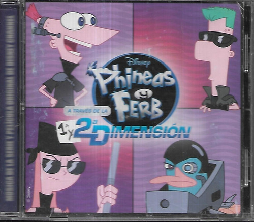 Phineas And Ferb Across The 1st And 2nd Dimensions Disney Cd