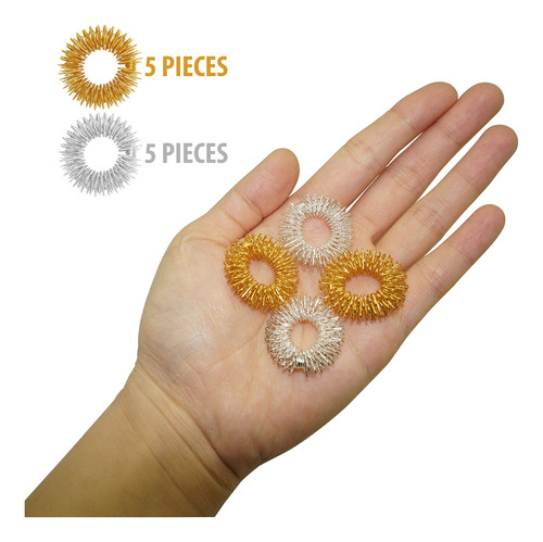 Anillo De Masaje Para Dedos 10 Unids Juguete Relajante Para