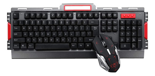 Combo Kit Teclado + Mouse Inalambricos Gamer 2400 Dpi 