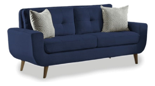 Sofa De 2 Cuerpos Mango Fabiani Azul Noche