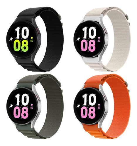 4 Correas Alpine Loop For Samsung Galaxy Watch 5 / 5pro /4