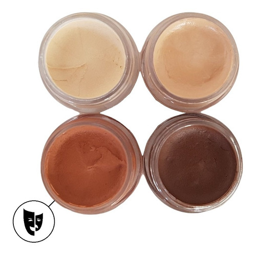 Imagen 1 de 1 de Base Cremosa Maquillaje Titi Mini Pote 5gr - Piel 3/tostado