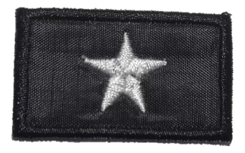 Parche Aplique Bordado Estrella Militar 4,5x2,5cm Pack X6