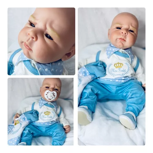 Bebê Reborn Realista Anny Doll Baby Menino Cotiplás 2440 - Chic Outlet -  Economize com estilo!