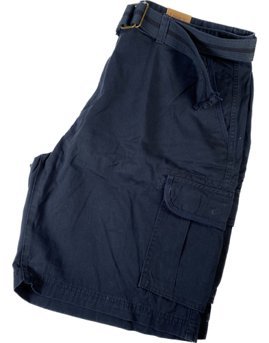 Bermuda Legacy Azul  Con Cinto Cargo Short