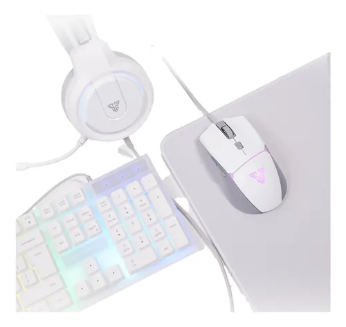 Combo Gamer 5 En 1 P51 White Space Ed Fantech Blanco