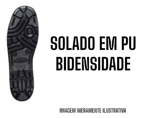 Bota De Segurança Epi Conforto Original Com Cadarço Sem Bico