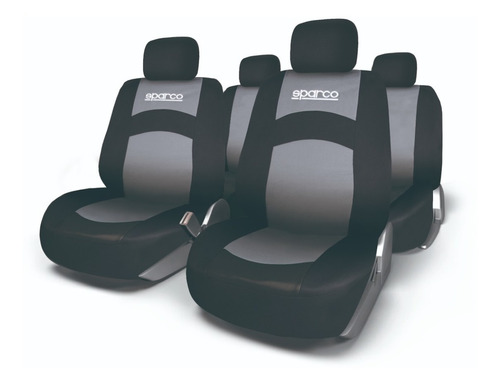 Imagen 1 de 1 de Fundas Cubreasiento Sparco Universal Negro Sps402bk - Sp