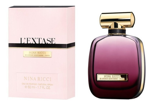 Eau De Parfum (Edp) L'extase Nina Ricci 50 ml, volumen unitario para mujer 50 ml