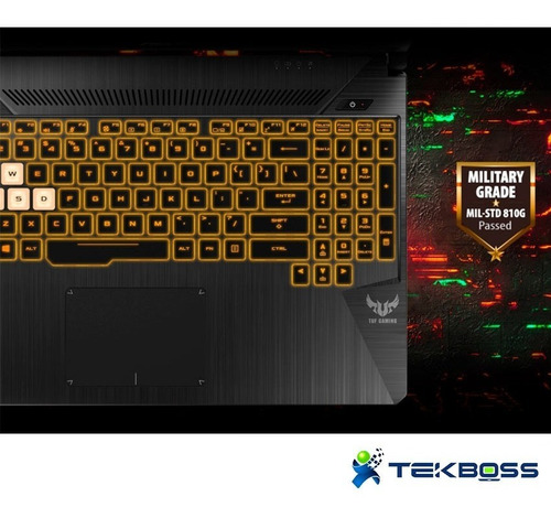 Imagen 7 de 9 de Laptop Asus Tuf Core I7+12gb+512gb Ssd+ Nvidia Gtx+ Tec. Led
