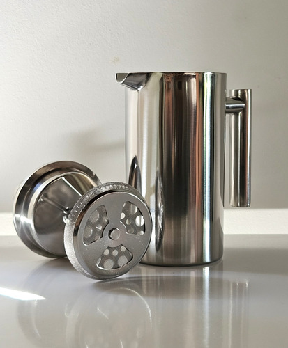 Cafetera Prensa Francesa 600ml Acero Inoxidable - Émbolo Acero Inoxidable