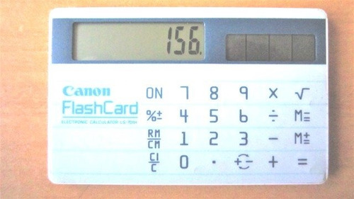 Calculadora  Solar De Bolsillo Canon Modelo Ls-701h