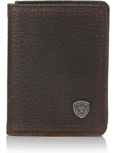 Ariat De Los Hombres Shield Concho Rowdy Bifold Flip Wallet