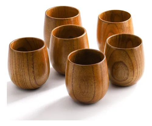 comprar Juego De 6 Tazas De Té De Madera, Tazas De Té Japonesas