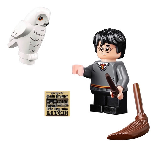 Lego Minifigura Harry Potter Con Hedwing Coleccionable 9 Harry Potter