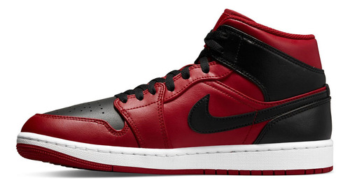 Air Jordan 1 Mid Gym Red/black-white 554724660