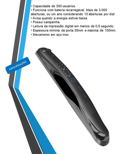 Bloqueo de cámara digital biométrica S931 Automat Wifi