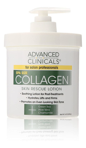 Crema Advanced Clinicals Collagen Colageno Hidratante