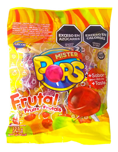 Chupetin Mr Pop Frutal X10 Chupetines Arcor - Oferta Delipop