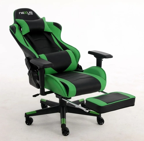 Imagem 3 de 4 de Cadeira Gamer Nexus Scorpion D418-dr Gamer Pro Preto E Verde