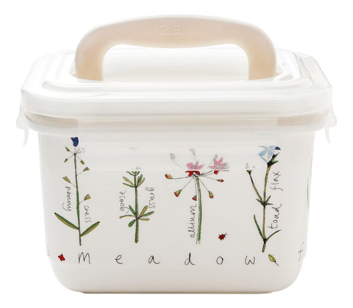 Rachel Barker Meadow Flower Porcelain Serve And Store 70oz