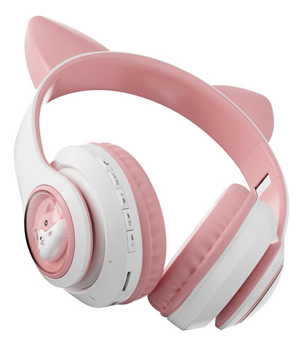 Yusonic Auriculares Bluetooth Con Orejas De Gato, Para Niños