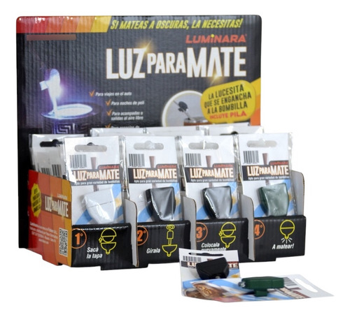 Pack X 24 - Luz Matera + Exhibidor De Regalo Variado Liso