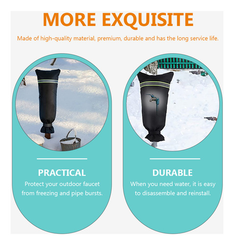 2 Fundas Protectoras Para Grifos, Protectores De Invierno, O