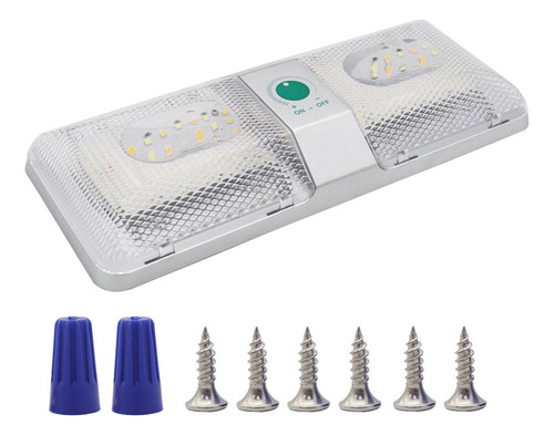 Luz De Techo Led Universal 12 Voltios Para Luces Dobles