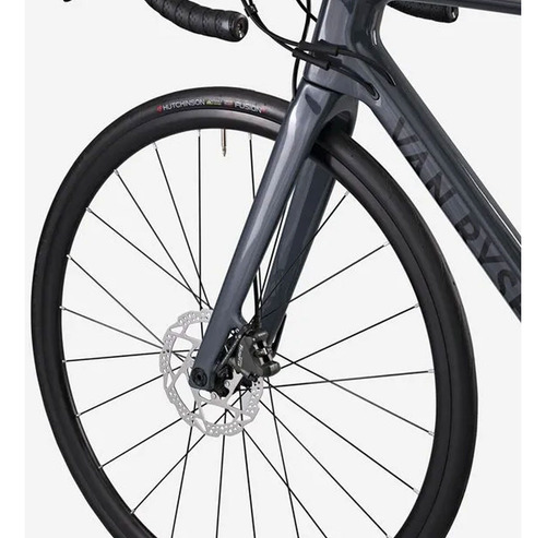 Bicicleta de carretera Ncr Cf Tiagra Van Rysel con cuadro gris carbono, talla G