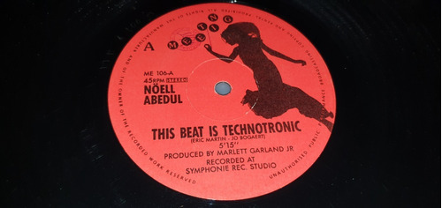 Noell Abedul This Beat Is Technotronic My Piano Maxi Italy