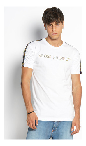 Remera M/c Bross Project Grande Cinta Mgas