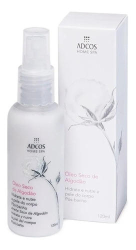 Home Spa Óleo Seco De Algodão 120ml Adcos