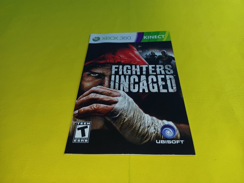 Manual Original Fighters Uncaged Xbox 360