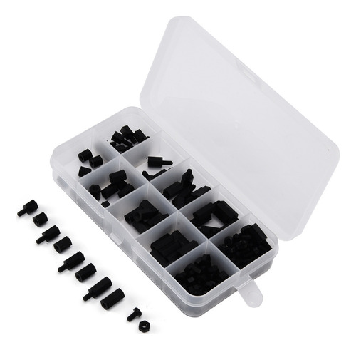 Para Juego De 180 Tornillos Y Tuercas Hexagonales De Nailon