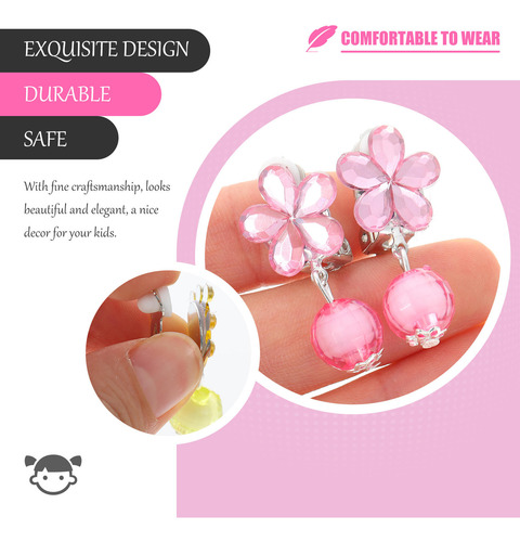7 Pares De Pendientes Encantadores Con Forma De Pinza Para N