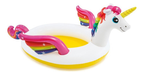 Pileta Infantil Unicornio Spray 151 Lt Intex 23845/4 Mm