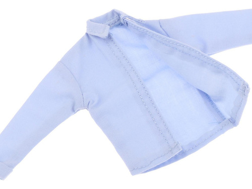 M Abrigo De Camisa A Escala 1/12 Para Accesorio De Azul Y