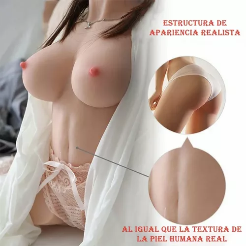 Muñeca Sexual de Silicona con Tetas Realistas, Vagina y Ano