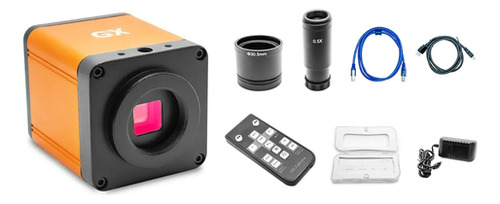 Microscópio Trinocular 1600x Planacr. + Câmera 16mp Hdmi Usb