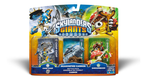 Skylanders Giants Battlepack #1 Chop Chop Dragon Cannon Shr