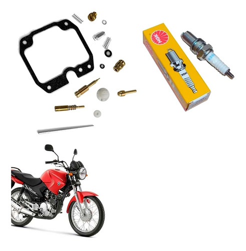 Reparo Carburador E Vela Yamaha Ybr 125  Xtz 125 2000-2008