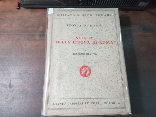 Libro Storia Della Lingua Di Roma  