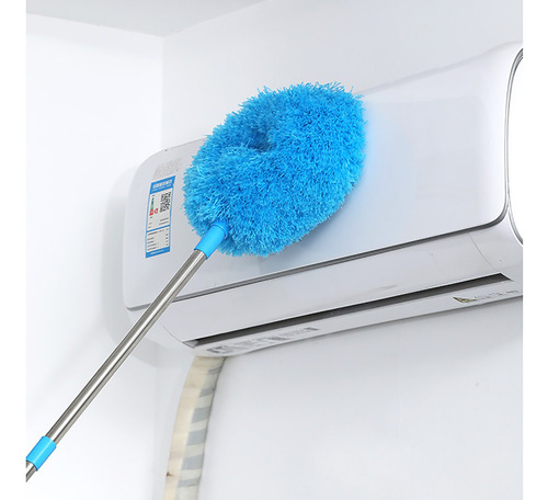 Cepillo De Limpieza De Fibra De Plumero Para Aspas De Ventil