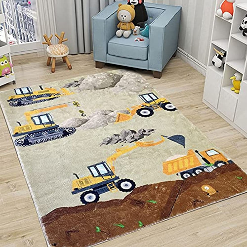 Tapetes - Alfombra Para Niños De Construcción