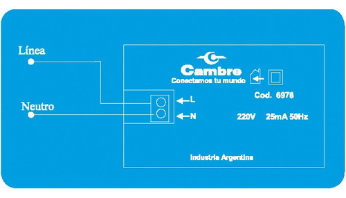 Imagen 3 de 6 de Módulo Led De Cortesía Cambre 6978 Orientación Señalética