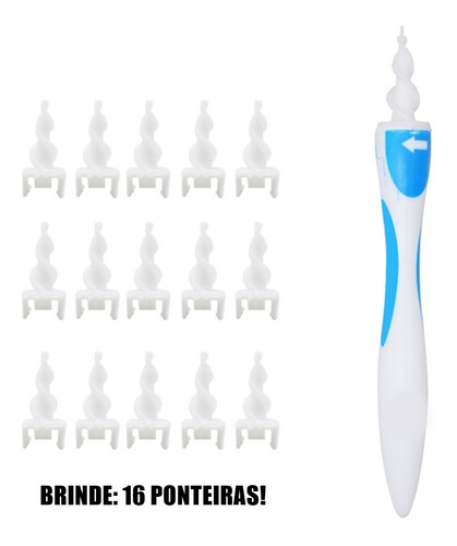 Limpador De Ouvido Removedor De Cera Cotonete Orelha Cone